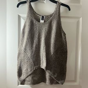 Tan wool tank top
